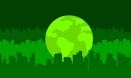 Earth day with the words vector illustration.のイラスト素材