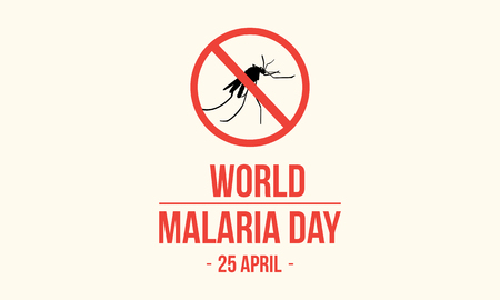 Stop Malaria background collection stock vector illustrationのイラスト素材