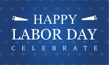 Happy labor day collection backgroundのイラスト素材