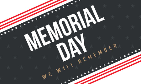 Collection of memorial day backgroundのイラスト素材