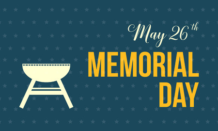 Memorial day event background styleのイラスト素材