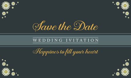 Collection stock of wedding invitation card vector illustrationのイラスト素材