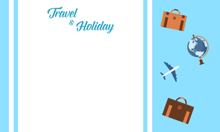 Background travel and holidayのイラスト素材