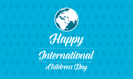 Childrens day blue background collectionのイラスト素材