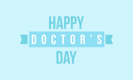 Happy doctor day card styleのイラスト素材