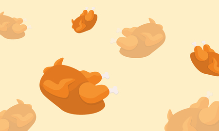 Background style Thanksgiving theme cardのイラスト素材