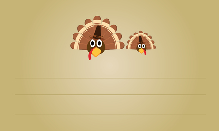 Thanksgiving day style greeting cardのイラスト素材