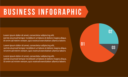 Business infographic with diagram conceptのイラスト素材