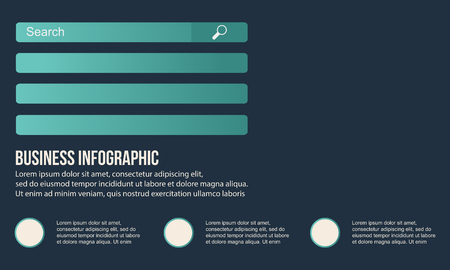 Business Infographic data style backgroundのイラスト素材