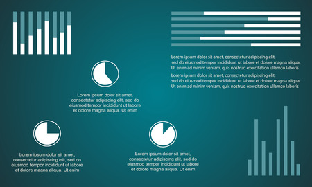 Business Infographic diagram and graphicのイラスト素材