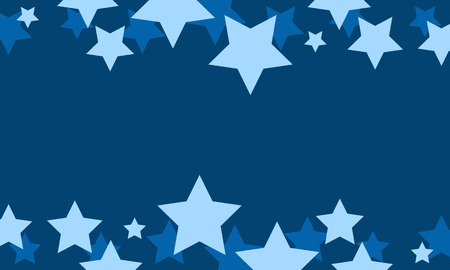 Blue star style background collectionのイラスト素材