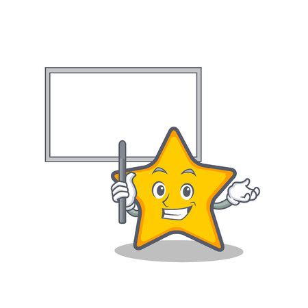 Bring board star character cartoon style vector illustrationのイラスト素材