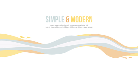 Abstract background for header website wave designのイラスト素材