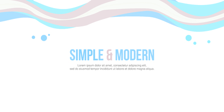 Abstract header website banner modern style illustrationのイラスト素材
