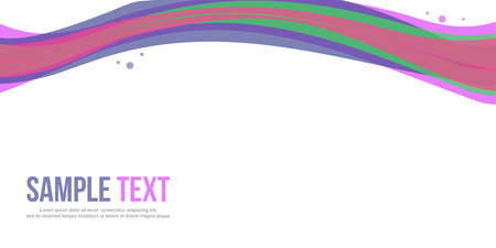 Abstract background design website header collectionのイラスト素材
