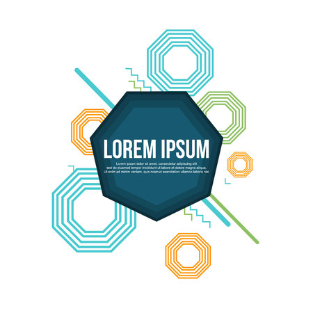 Collection Abstract geometric background modern style vector artのイラスト素材