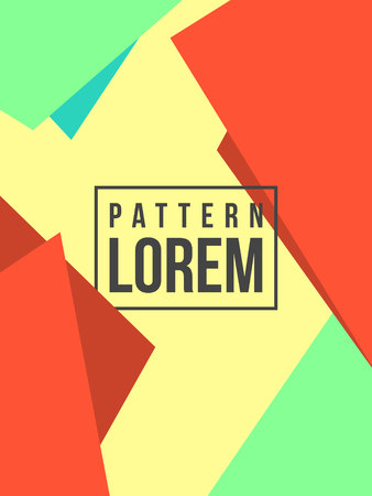 Abstract geometric background colorful styleのイラスト素材