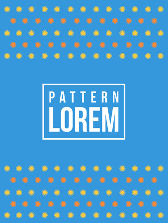 Blue background pattern style collection