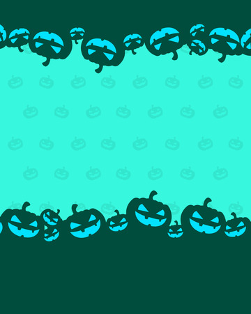 Style Halloween frame collection stock.のイラスト素材