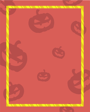 Halloween theme for frame collection illustration.のイラスト素材