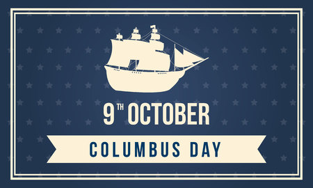 Columbus day design background collection vector artのイラスト素材