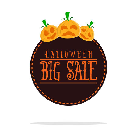 Halloween sale banner.のイラスト素材