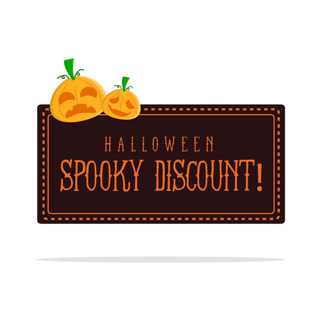 Halloween sale banner.のイラスト素材