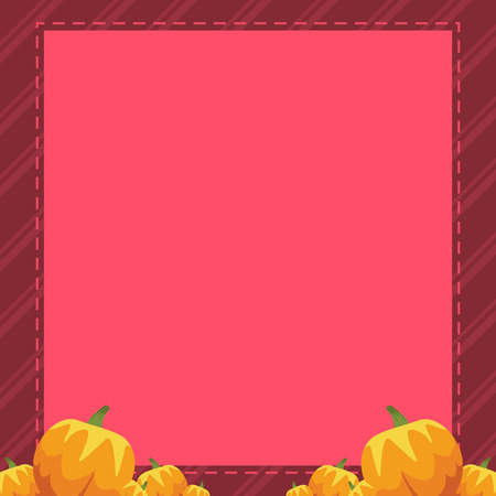 Frame Thanksgiving style collection stockのイラスト素材