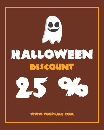 Big sale Halloween poster design collection vector illustrationのイラスト素材