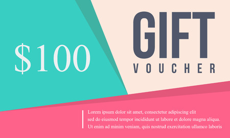 Collection stock card gift voucherのイラスト素材