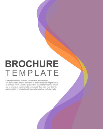 Brochure template cover design backgroundのイラスト素材