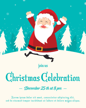 Christmas poster scenery background collectionのイラスト素材