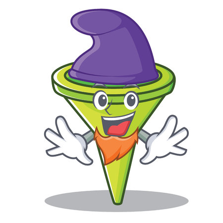 Elf funnel character cartoon style vector illustrationのイラスト素材