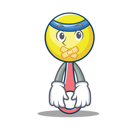 Silent rattle toy mascot cartoonのイラスト素材