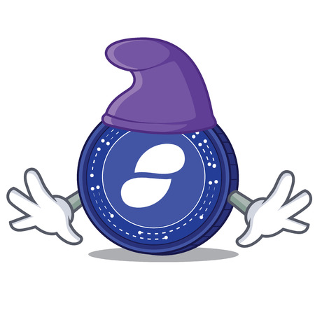 Elf Status coin character cartoonのイラスト素材