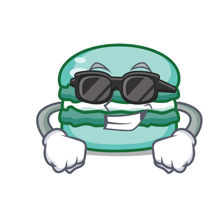 Super cool macaron character cartoon style vector illustrationのイラスト素材