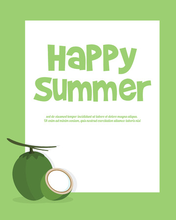 Summer holiday and summer camp.のイラスト素材