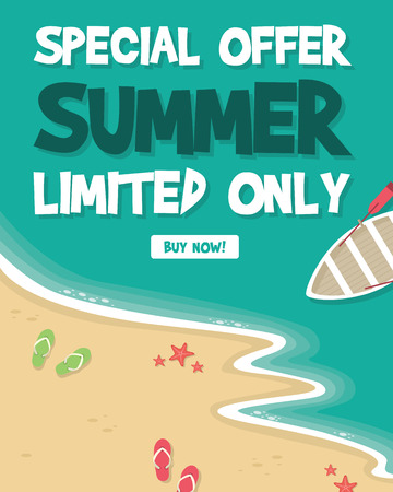 Summer sale banners on isolated background vecrtor illustrationのイラスト素材