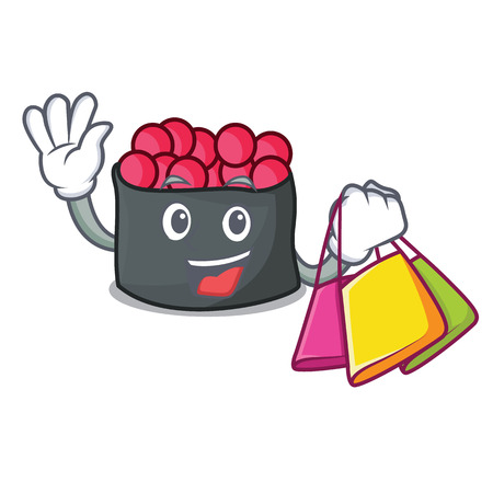 Shopping character cartoon styleのイラスト素材