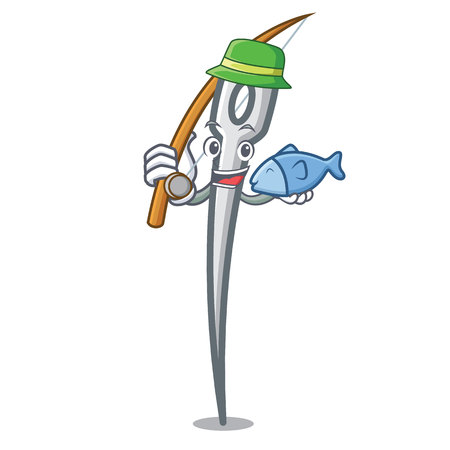 Fishing needle mascot cartoon styleのイラスト素材
