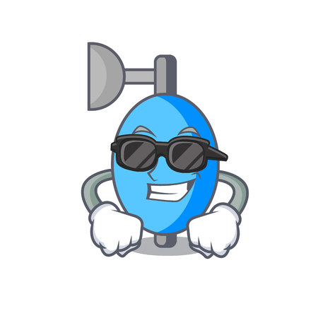 Super cool ambu bag character cartoon vector illustrationのイラスト素材