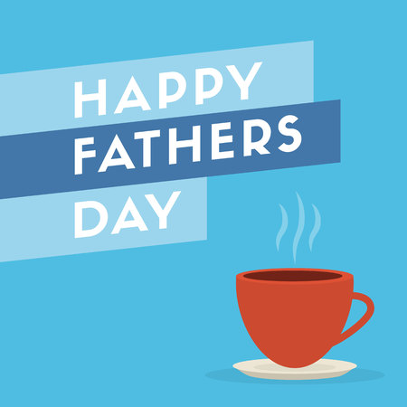 Fathers day design background card vector illustrationのイラスト素材