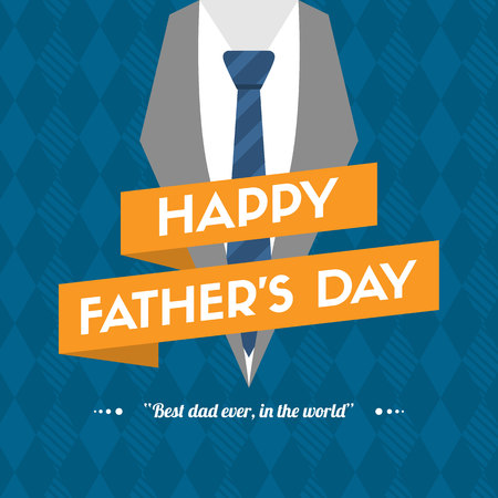 Father day design background tieのイラスト素材