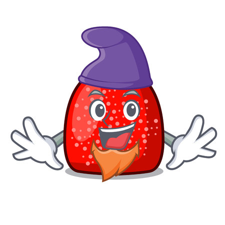 Elf gumdrop character cartoon style vector illustrationのイラスト素材
