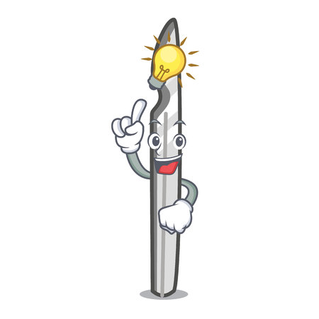 Have an idea scalpel mascot cartoon style vector illustrationのイラスト素材