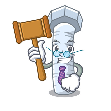 Judge cartoon bolts closeup on the car vector illustrationのイラスト素材