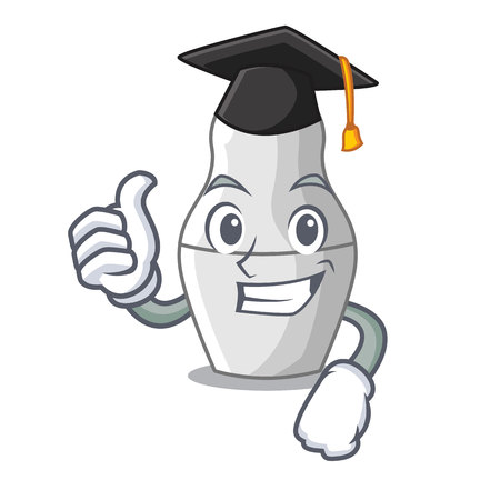 Graduation unpainted nested Russian dolls on cartoon vector illustrationのイラスト素材