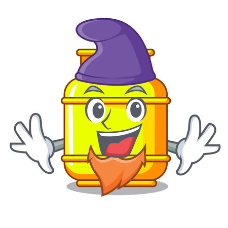 Elf flammable gas tank on cartoon the vector illustrationのイラスト素材