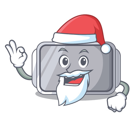 Santa Narrow baking tray with layer cartoon vector illustrationのイラスト素材