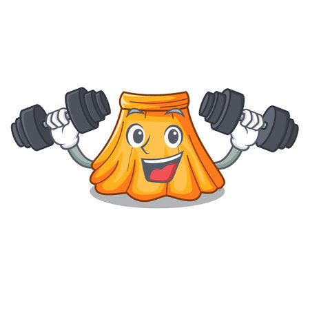 Fitness skirt fashion design woman a cartoon vector illustrationのイラスト素材